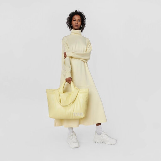 תיק סל TOUS Carol גדול צהוב