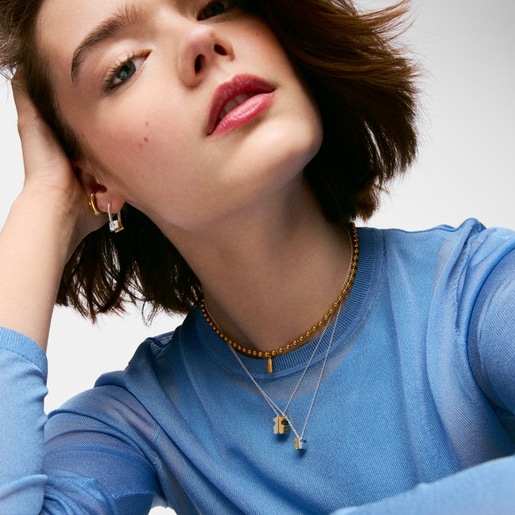 Collar bicolor y motivo oso 20 mm TOUS 1950