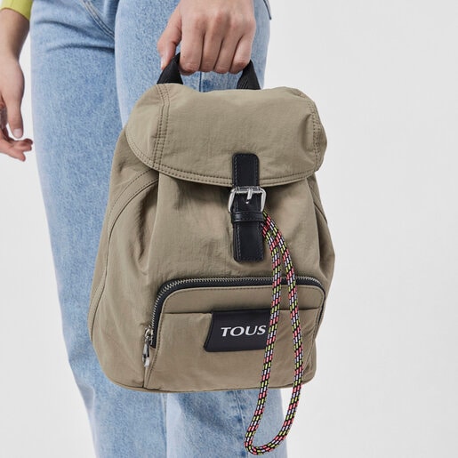 Kleiner Rucksack TOUS Empire Cotton in Khaki