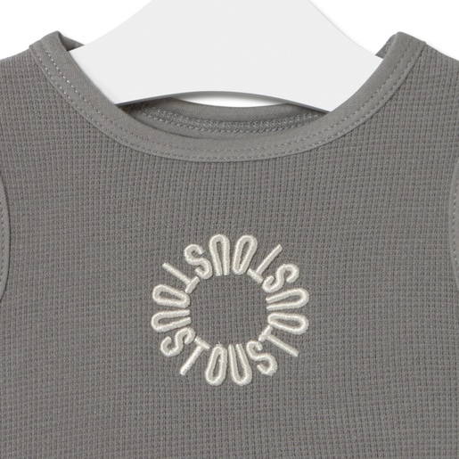 Camiseta sin mangas de bebé Classic gris