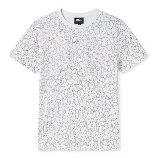 White short-sleeved T-shirt TOUS Bold Bear M