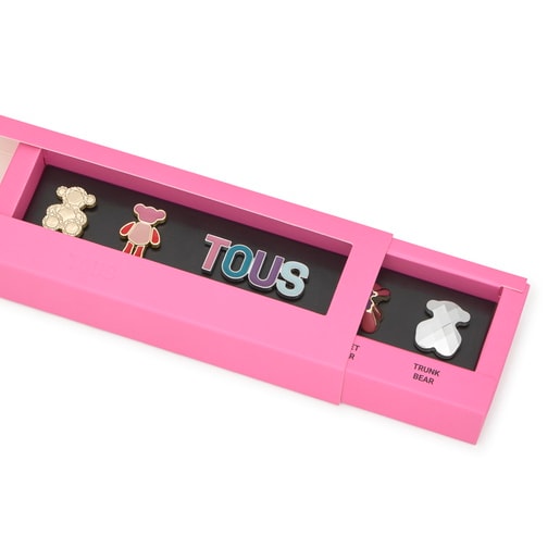 Pack of gold-colored Pins TOUS Bear Style
