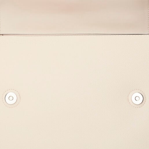 ベージュのラージ・シティバッグ TOUS Sylvia