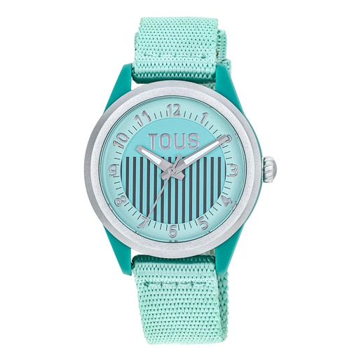 Reloj analógico menta Vibrant Sun