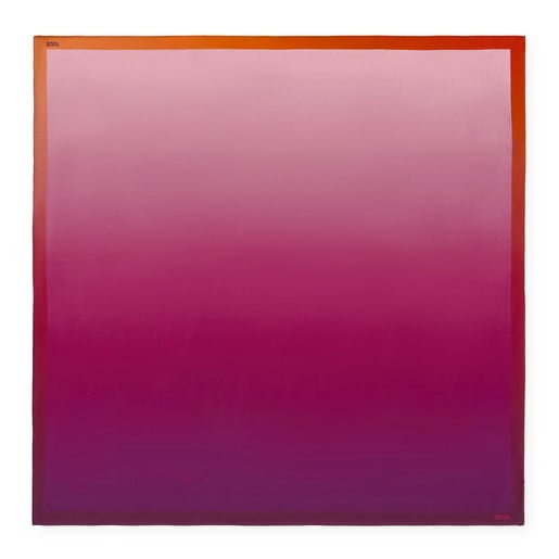 Square purple Scarf TOUS Double Way Gradient