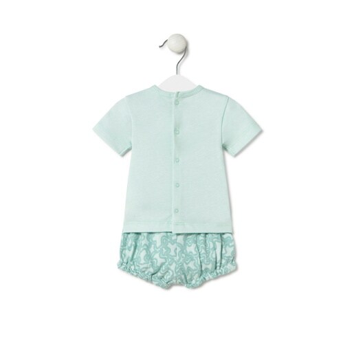 Baby playsuit in KaosP mist
