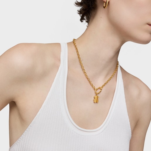 Dije con baño de oro 18 kt sobre plata TOUS Sweet 40s