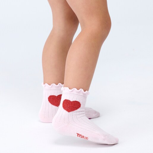 Pack of 2 pairs of baby socks in SSocks pink