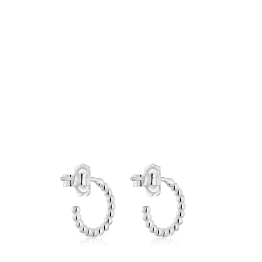 Short  mm silver ball Hoop earrings TOUS Basics