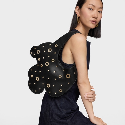 Shopper negro TOUS Motifs Bear Studs