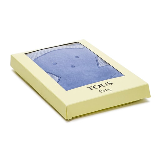 Conjunto" Primera puesta"cruzado Risc Azul