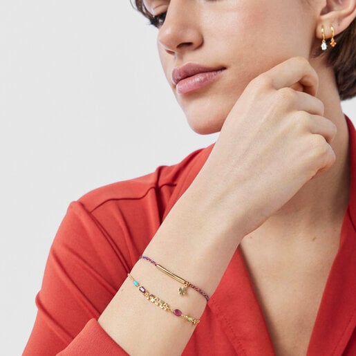 Браслет TOUS Mama из вермеля c драгоценными камнями