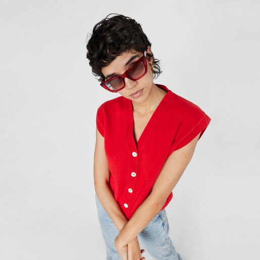 Red Sunglasses Transparent