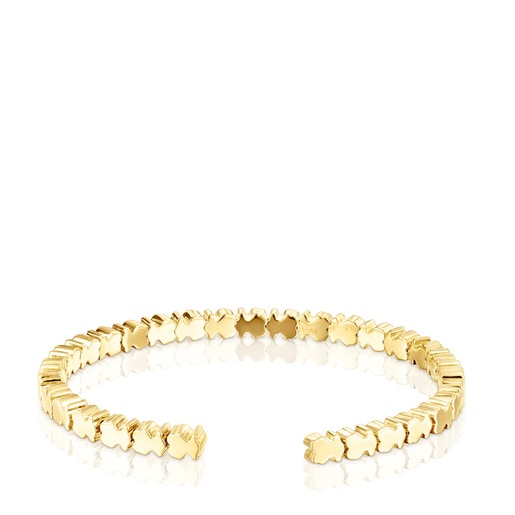 Silver Vermeil Straight bears Bracelet