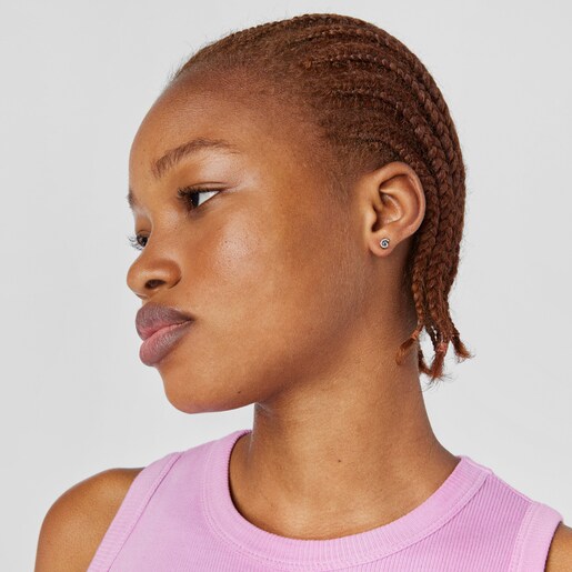 Aretes de plata motivos Save Ocean