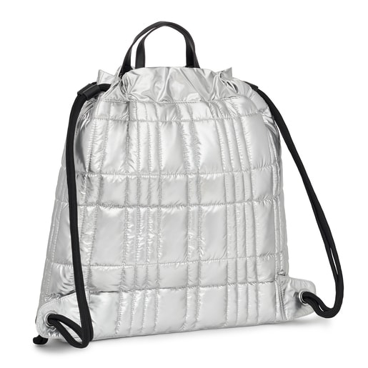 Silver-colored TOUS Empire Padded Backpack