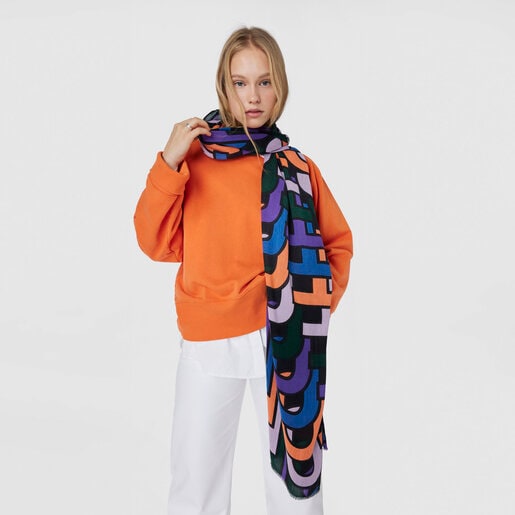 Blue modal TOUS Vera Foulard