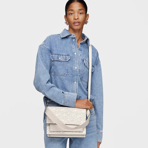 TOUS Medium light gray Audree Crossbody bag Kaos Mini Evolution | Westland  Mall