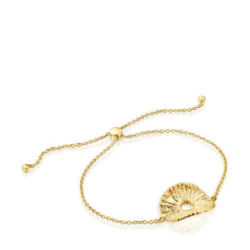 Pulseira Wicker em prata vermeil