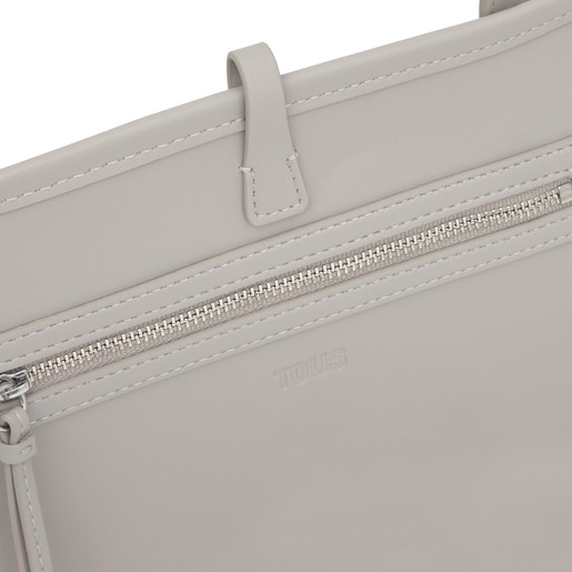 حقيبة أحمال خفيفة متوسطة الحجم بوجهين مزدوجة الاستخدام باللون الرمادي الداكن من تشكيلة TOUS Bear