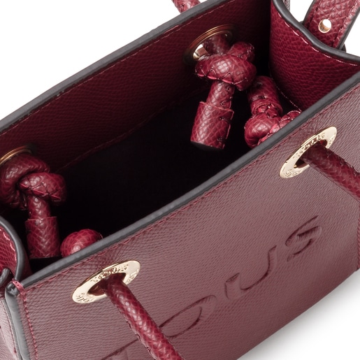 Mini burgundy XS TOUS Pop Handbag