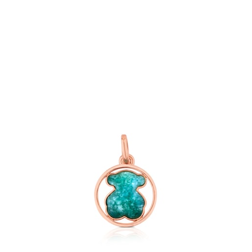 Rose Vermeil Silver Camille Pendant with Amazonite | TOUS