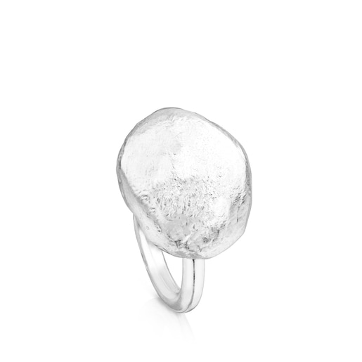 シルバーのリング Duna。