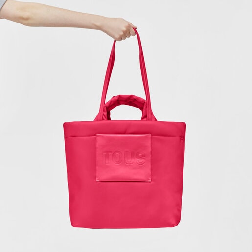 Large fuchsia TOUS Marina Shopping bag | TOUS