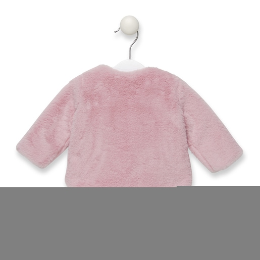 Abrigo de pelo Pink Rosa