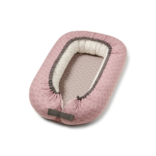 Ninho para a cama dos pais de bebé Icon cor-de-rosa