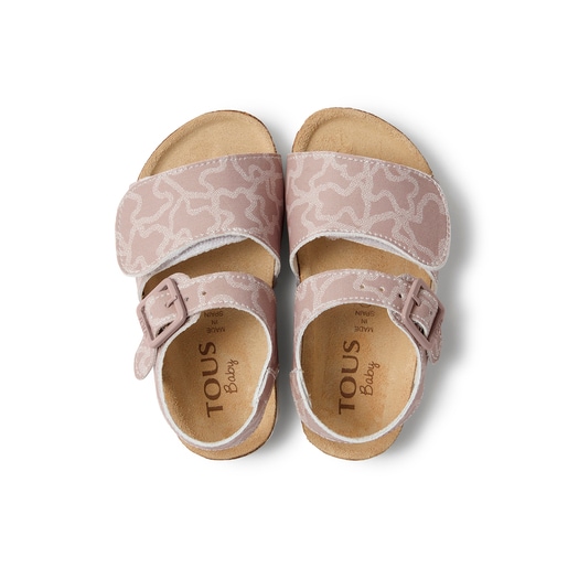 Baby sandals in Run beige