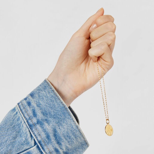Sagittarius Pendant in silver vermeil with mother-of-pearl and topazes TOUS Horoscope