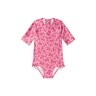 Bañador integral de niña manga larga Kaos rosa