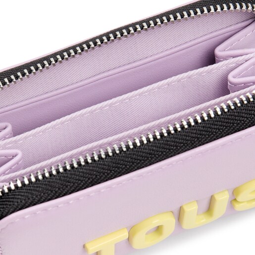 Porte-monnaie mauve TOUS Carol