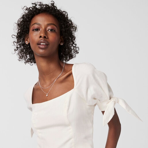 シルバーのピアス Camee