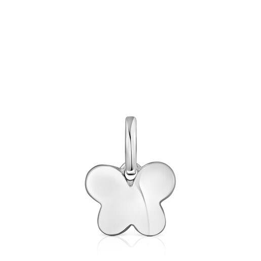 Silver Bold Motif butterfly Pendant