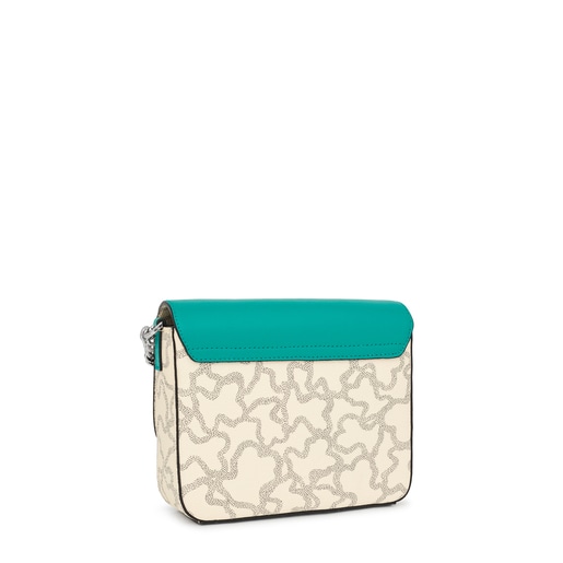 Small black and turquoise Kaos Legacy Crossbody bag