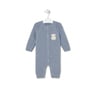 Baby playsuit in Tricot blue