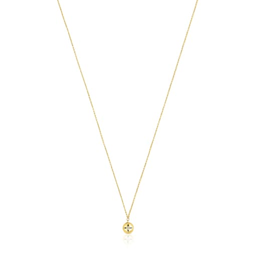 Gold Magic Nature Necklace with diamonds | TOUS