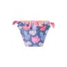 Girls bikini bottoms in Aqua navy blue