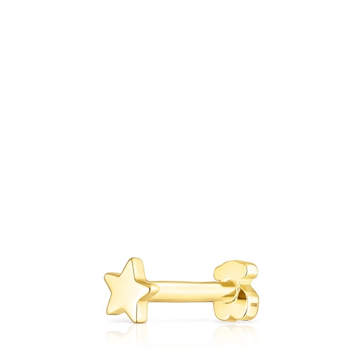 Piercing de oreja de oro motivo estrella TOUS Piercing