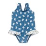Bañador de niña tirantes Party Azul Marino