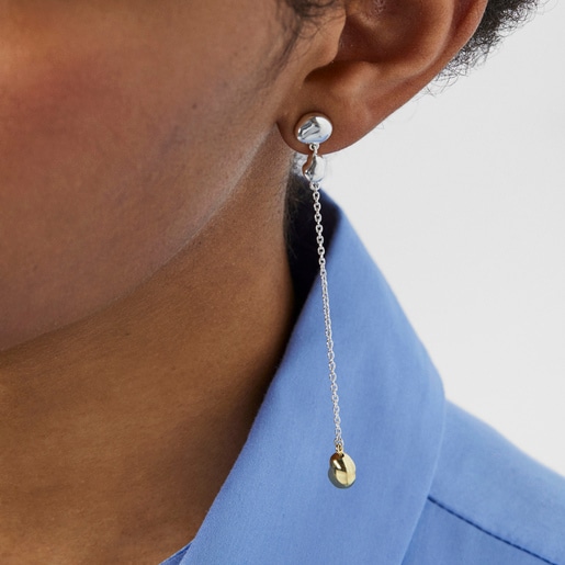 Long two-tone TOUS Joy Bits earrings