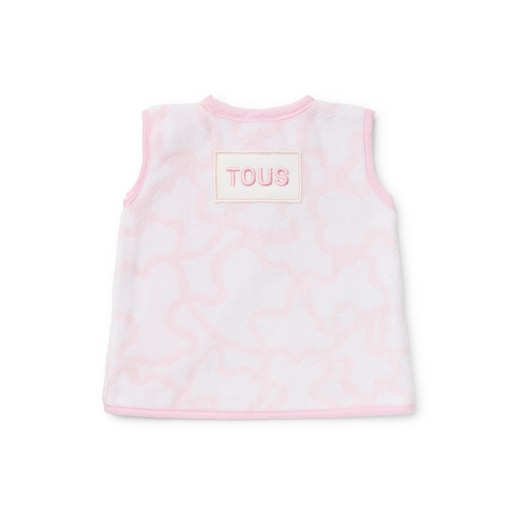 Śliniak-koszulka Kaos w kolorze różowym