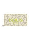Medium beige and lime green Kaos Legacy Wallet