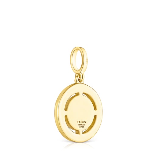Silver vermeil TOUS Crossword Mama Mama pendant with gemstones and enamel |  TOUS
