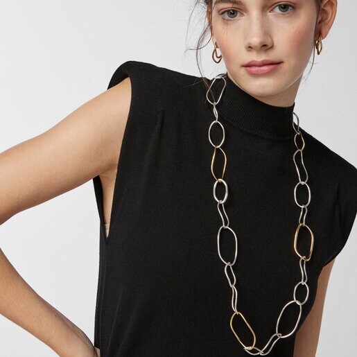 Hav bicolor oval-ring Necklace