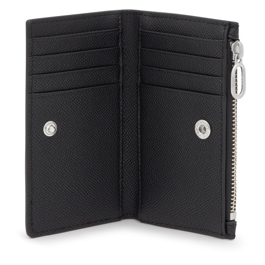 ブラックのスモール・カードウォレット TOUS Audree Pockets