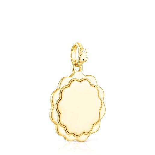 Silver vermeil floral Medallion Efecttous | TOUS