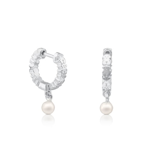 Boucles d'oreilles Straight en Argent